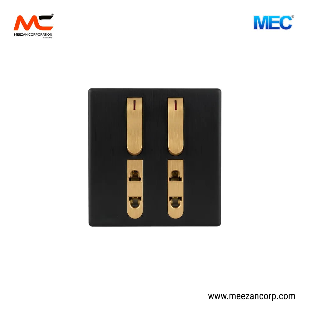 2+2 Slim Black Golden (MEC)