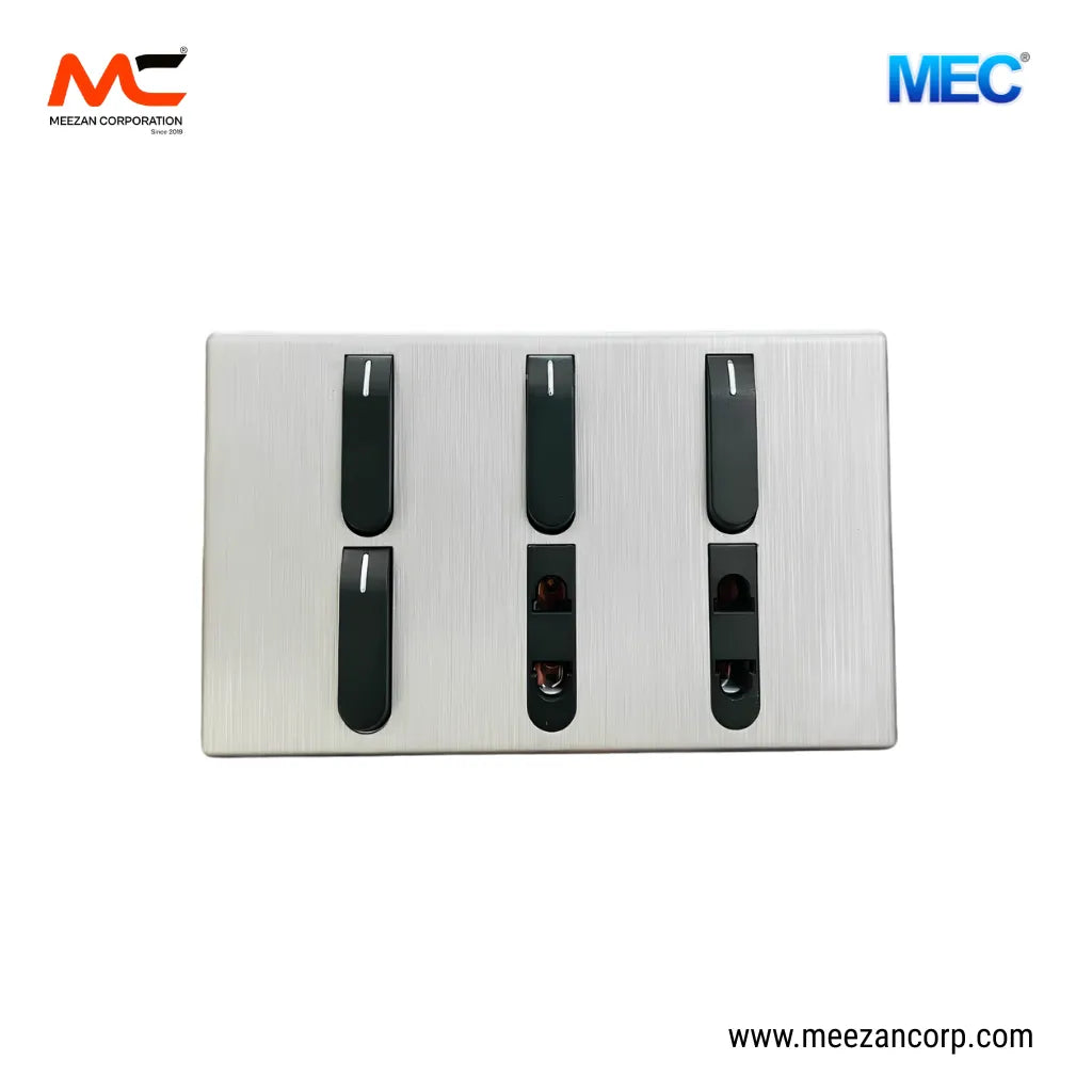 4+2 Slim Black & Silver (MEC)
