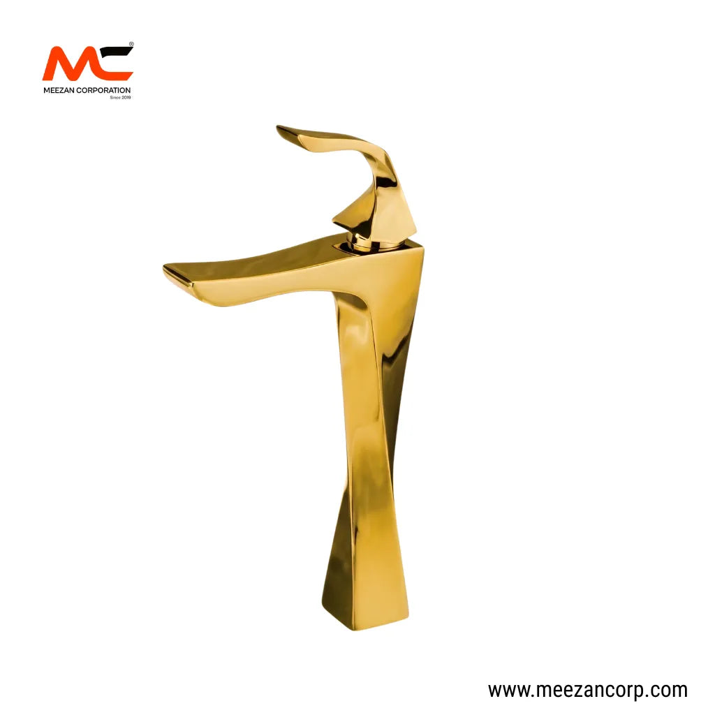 Basin Mixer – Full Gloss Gold Finish