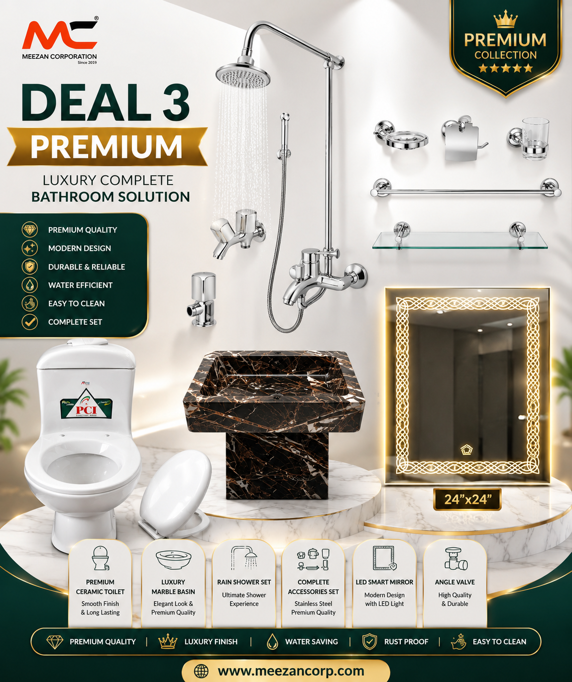 Deal 3 Premium Bathware Package