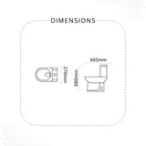 Dell 4 commode (Without Seat cover)