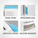 Dell Commode Fitting Double Push 10″ For One Piece