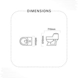 Dell commode (Without Seat cover)
