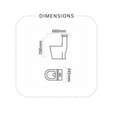 Dell Max Commode (Without Seat cover)