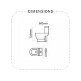 Dell Unique Commode (Without Seat cover)