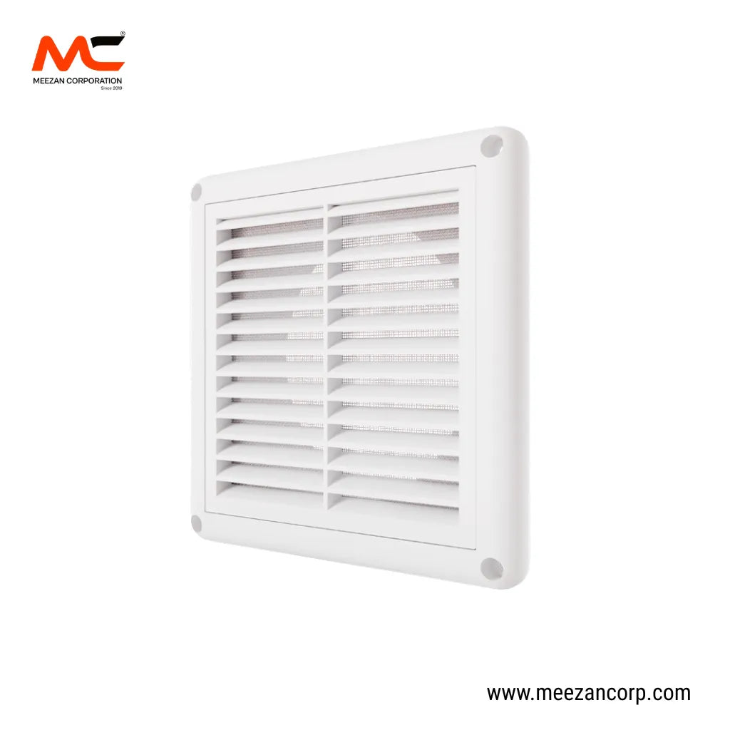Exhaust Fan Cover – Square White