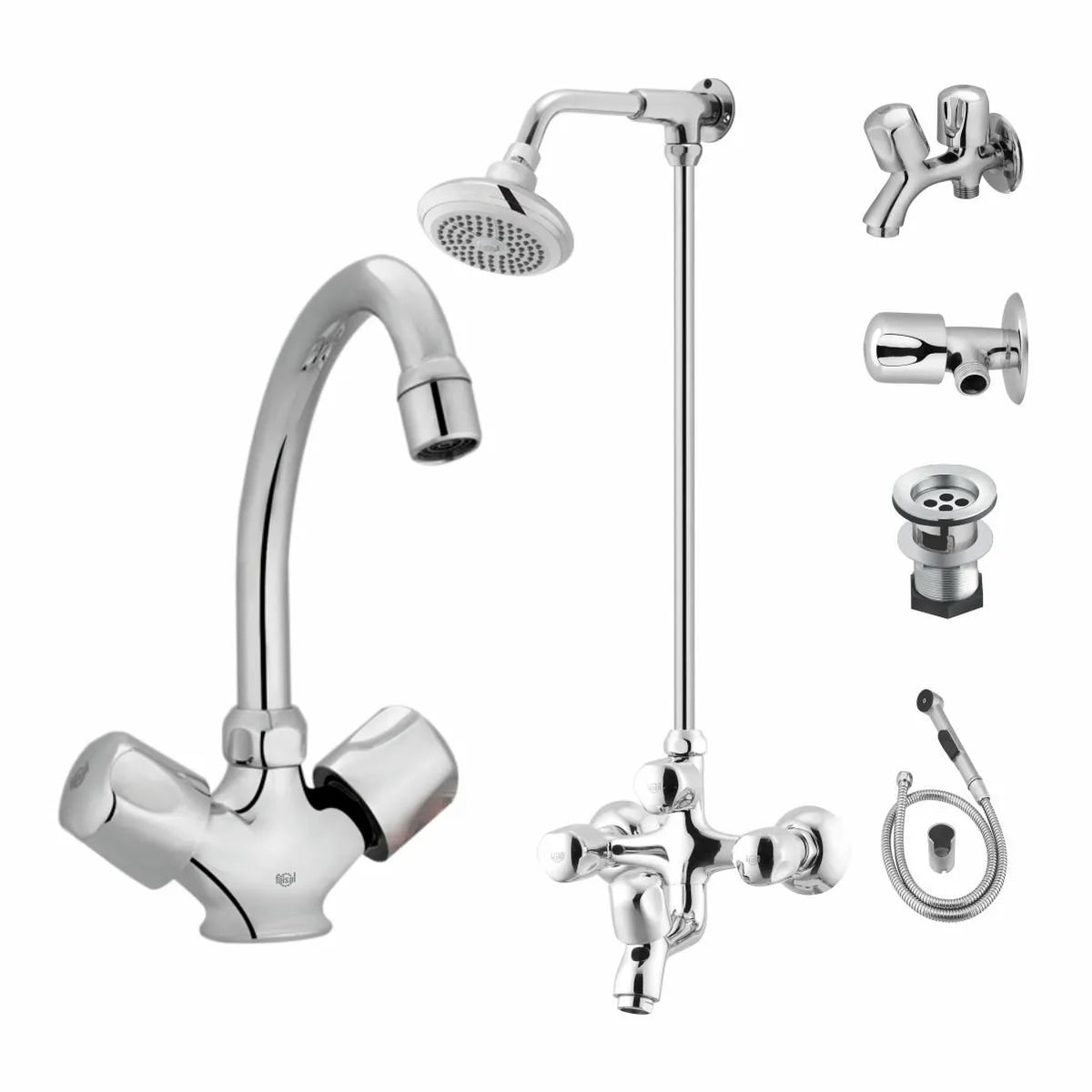 Faisal Economy 4 Knob Showerset