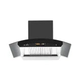 Golden Fuji GF-525 90cm Wall-Mounted Chimney Range Hood with Touch & Hand Sensor