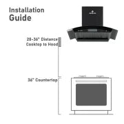 Golden Fuji GF-T600 Wall-Mounted Chimney Range Hood with Touch & Hand Sensor