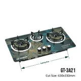 Golden Fuji GT-3A21 Built-In Gas Hob
