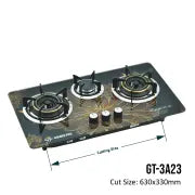 Golden Fuji GT-3A23 Built-In Gas Hob
