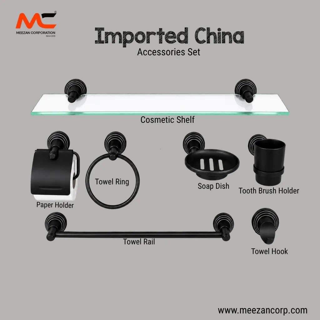 Imported China Luxury Bathroom Accessories Set