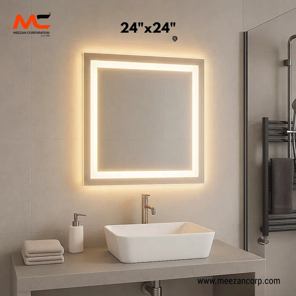 LED Mirror – Dual-Zone Ambient Glow