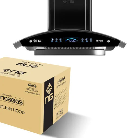NasGas 75cm Premium Glass Kitchen Hood (KHD-275)
