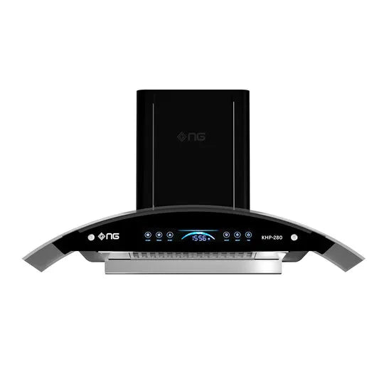 NasGas 86cm Curved Glass Kitchen Hood (KHD-280)