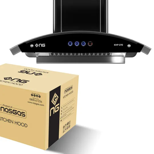 NasGas 60cm Glass Kitchen Hood (KHD-250)