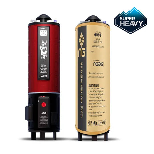 NasGas DEG-35 Electric Gas Water Heater Super Heavy Double Safety Geyser