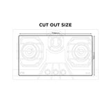 NasGas DG-146 Premium 3-Burner Stainless Steel Built-In Gas Hob
