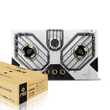 NasGas DG-148 3-Burner Stainless Steel Built-In Gas Hob with Auto Ignition