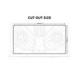 NasGas DG-148 3-Burner Stainless Steel Built-In Gas Hob with Auto Ignition