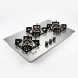 NasGas DG-2034 SS 3-Burner Stainless Steel Built-In Gas Hob