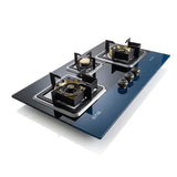 NasGas DG-225G 3-Burner Tempered Glass Built-In Gas Hob