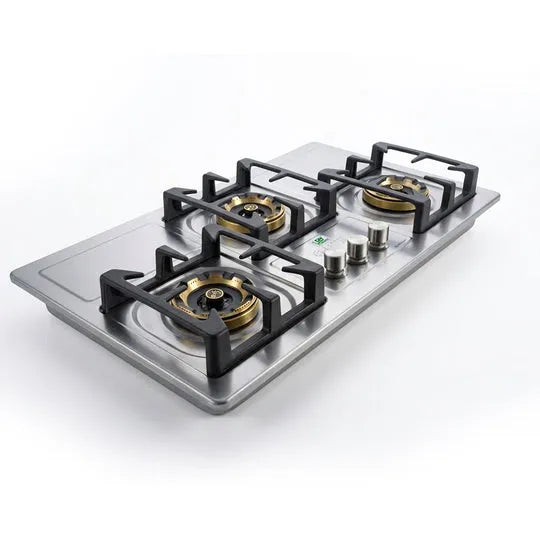 NasGas DG-227 SDN 3-Burner Stainless Steel Built-In Gas Hob