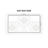 NasGas DG-227 SDN 3-Burner Stainless Steel Built-In Gas Hob