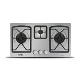 NasGas DG-333 3-Burner Non-Magnetic Stainless Steel Built-In Gas Hob