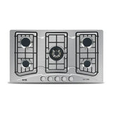 NasGas DG-555 S 5-Burner Stainless Steel Built-In Gas Hob with Auto Ignition