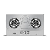 NasGas DG-SN2 2-Burner Stainless Steel Built-In Gas Hob