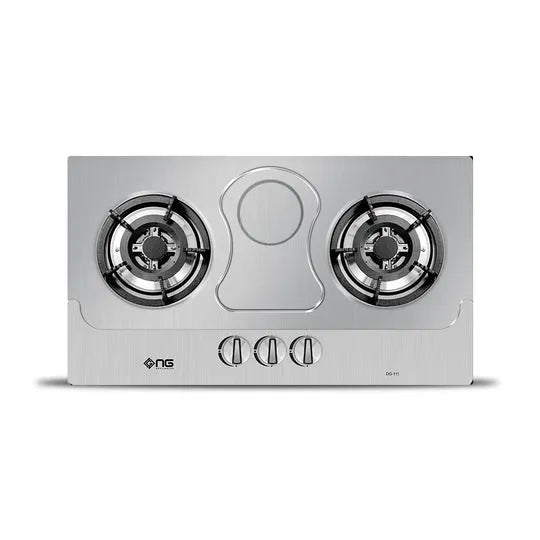 NasGas DG-SN2 2-Burner Stainless Steel Built-In Gas Hob