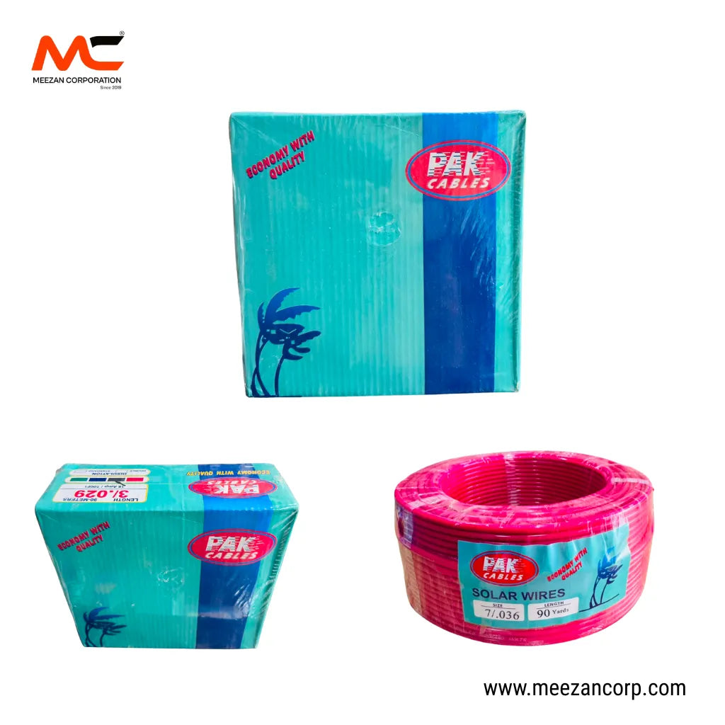PAK Cables Premium PVC Insulated Copper Wires & Solar Wires