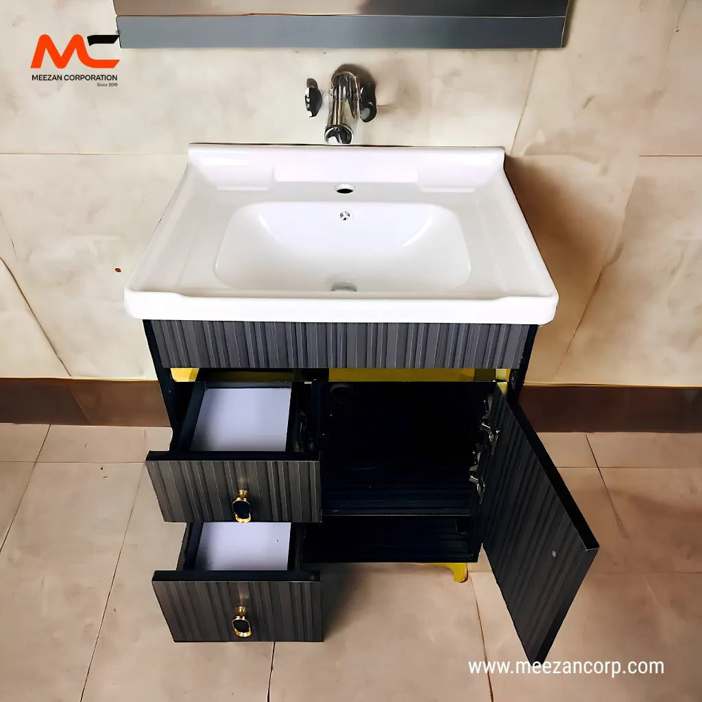 PVC Vanity Dark Grey