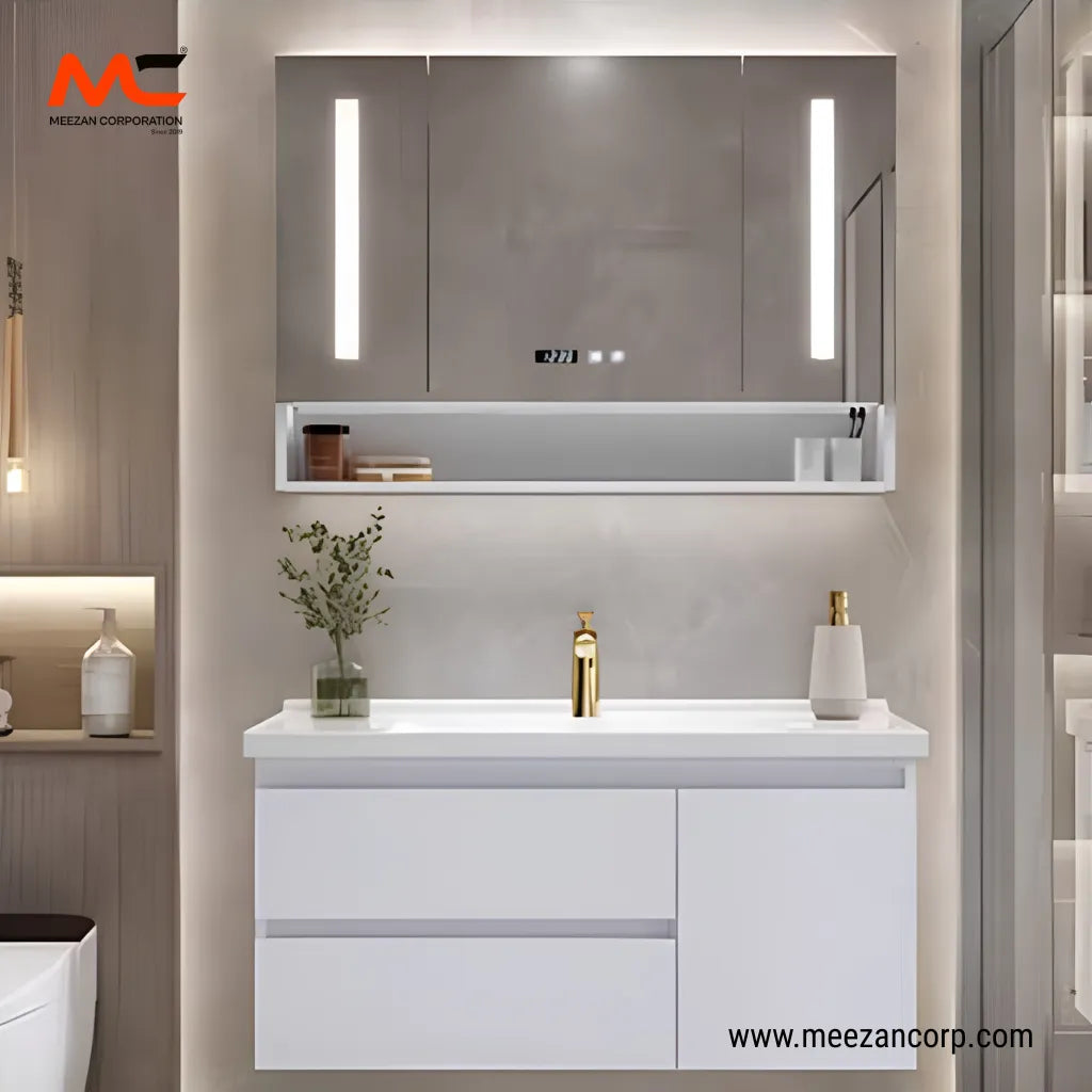 PVC Vanity White