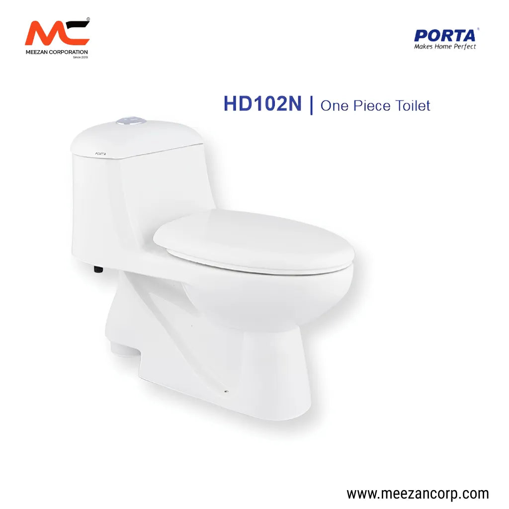 Porta HD102N Cito One Piece Toilet with Hydraulic Seat Cover