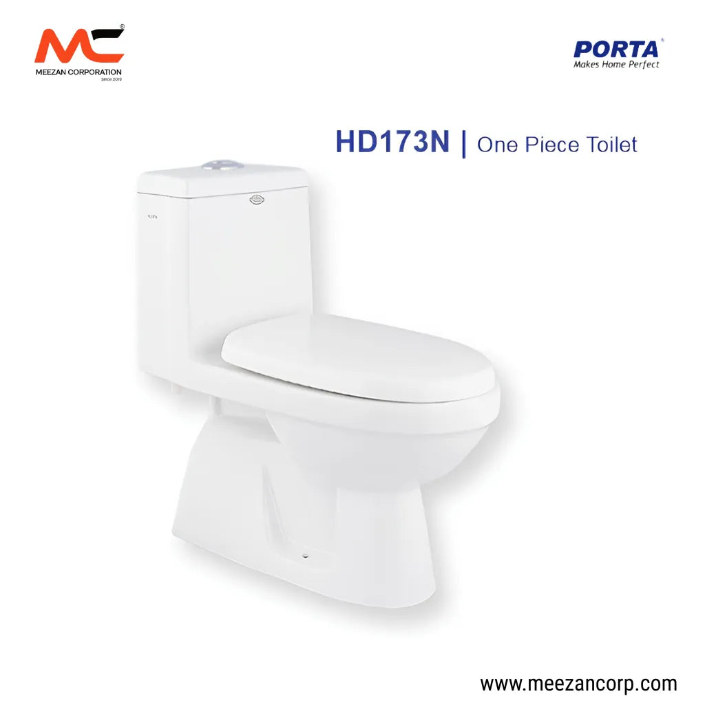 Porta HD173N Cito One Piece Toilet with Normal Seat Cover