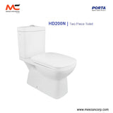 Porta HD200N Cito Two-Piece Toilet with Normal Seat Cover