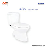 Porta HD257N Cito Two Piece Toilet with Normal Seat Cover