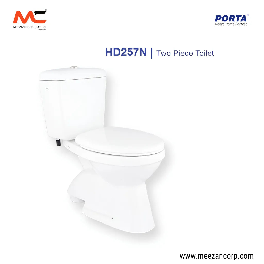 Porta HD257N Cito Two Piece Toilet with Normal Seat Cover