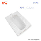 Porta HD43 Orissa Squatting Pan (WC)