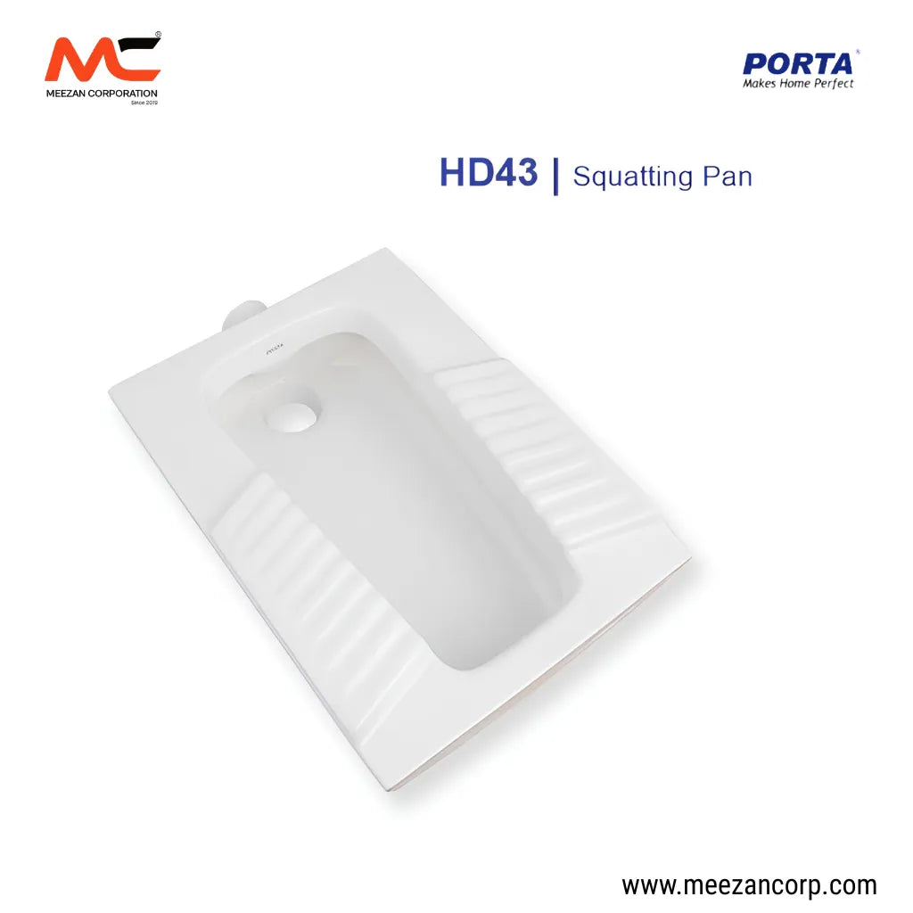 Porta HD43 Orissa Squatting Pan (WC)