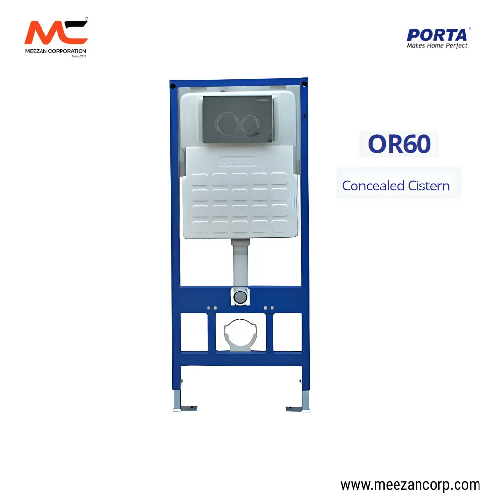 Porta Model OR60 Full Frame Concealed Cistern
