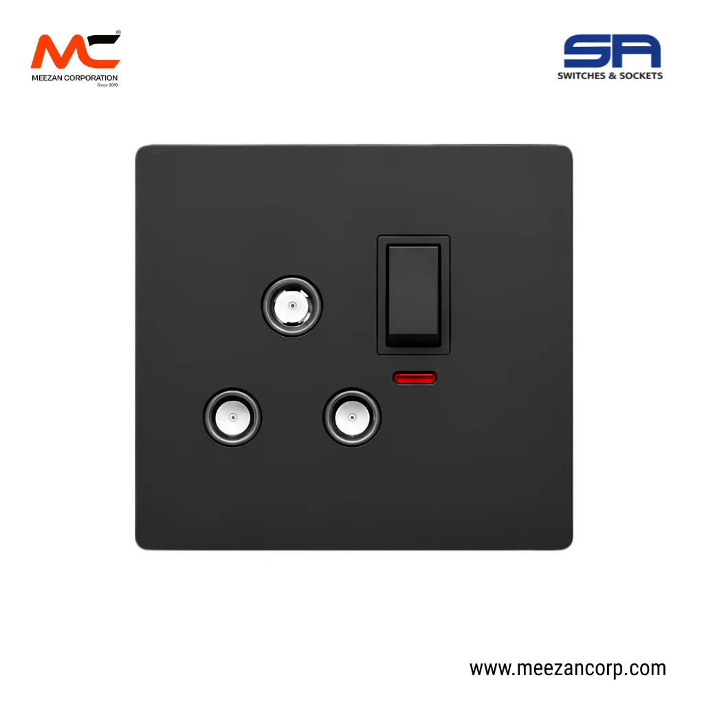 Power Plug Matte Black (SA)