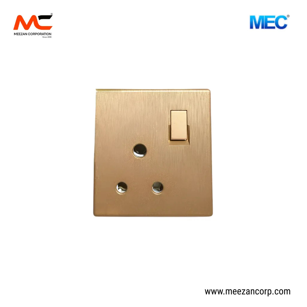 Power Plug Slim Full Golden (MEC)