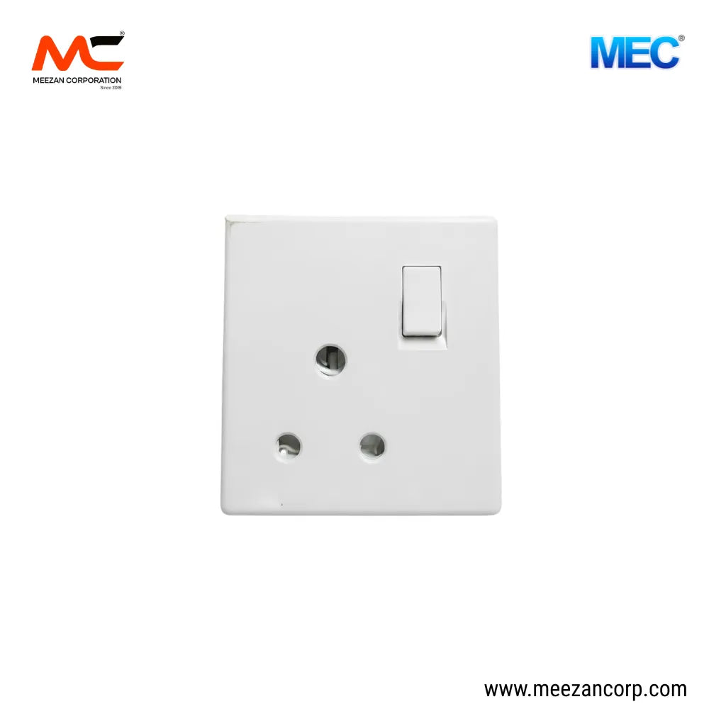 Power Plug Slim Full White (MEC)