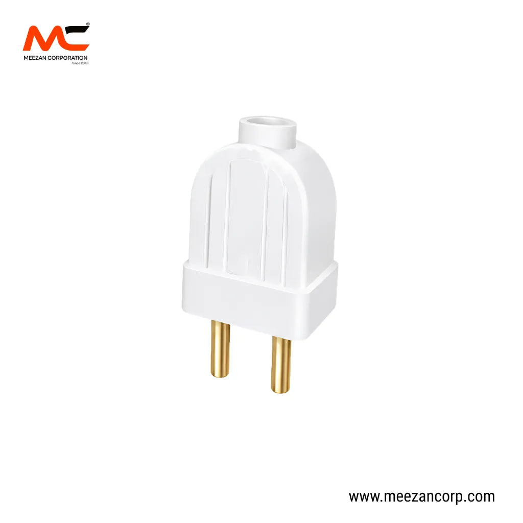 Slim Arched 2-Pin Male Plug Top