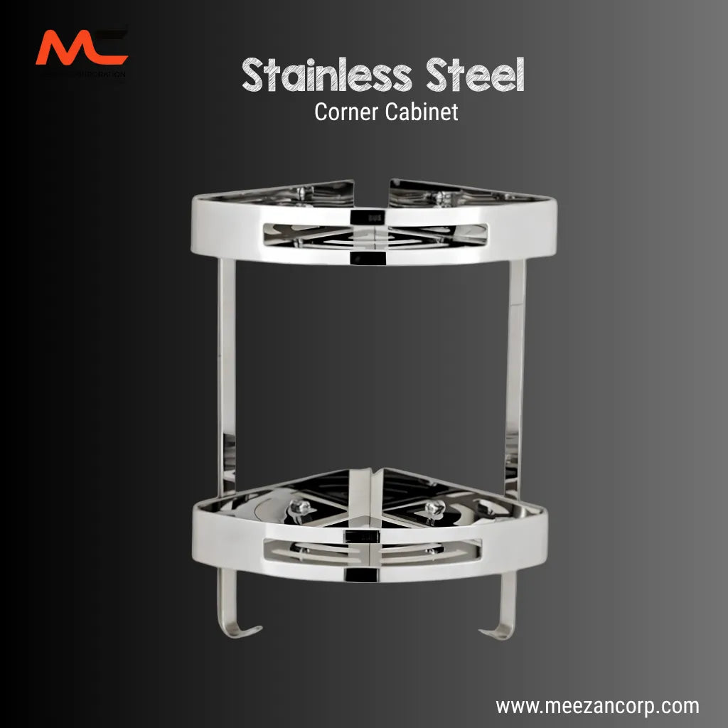 Stainless Steel Corner Cabinet