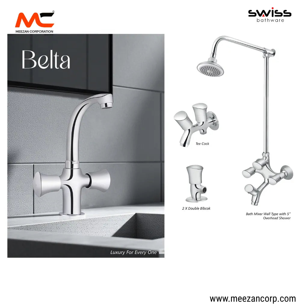 Swiss Bathware Belta Showerset
