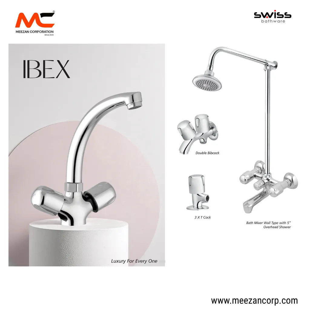 Swiss Bathware Ibex Showerset